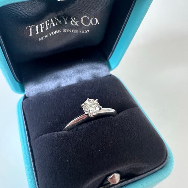 티파니 다이아반지 .38  I vs1  