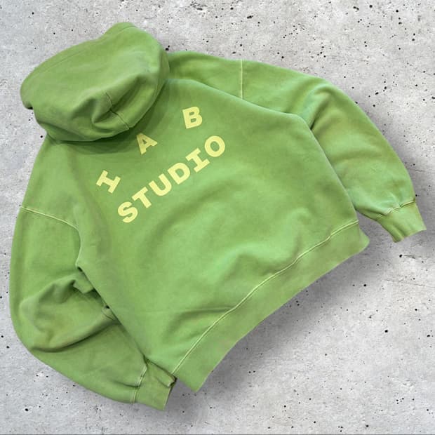 [M] 아이앱스튜디오 IAB Studio 애플 그린 후드티 B807