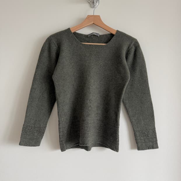 Pre owned 울 니트