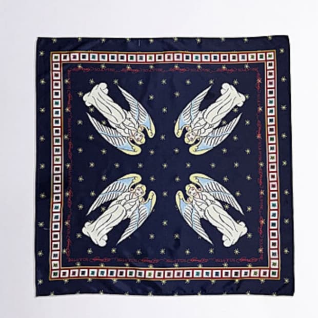 스컬프터x에드하디 반다나 스카프