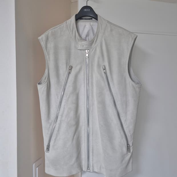 Ss12 메종 마르지엘라 5zip leather vest