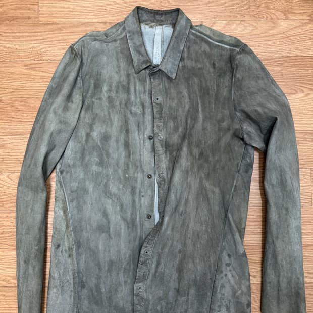 아이작셀럼 송아지가죽 레더자켓