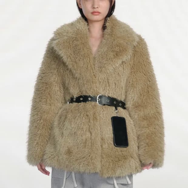 CERRIC BIG COLLAR FUR JACKET 세릭 퍼자켓