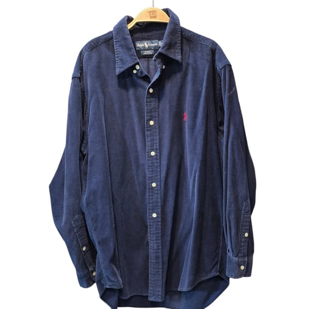 폴로 랄프로렌 네이비 코듀로이 셔츠