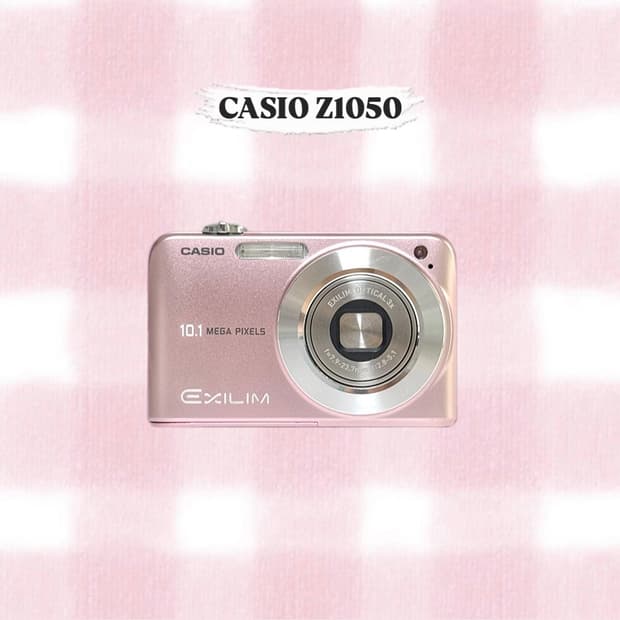 [개인결제창] 카시오 엑슬림 Z1050 베이비핑크 빈티지디카