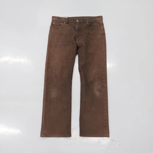 TAKEO KIKUCHI Brown Straight Pants