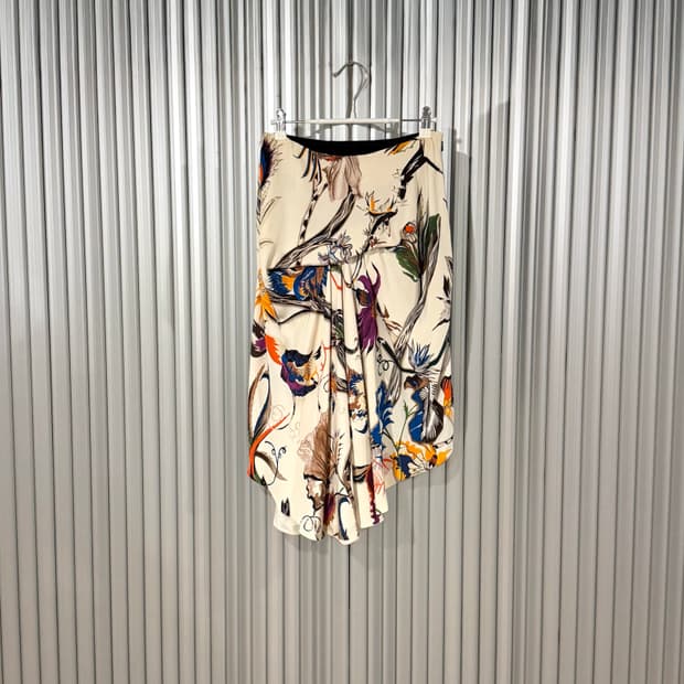 Balenciaga silk skirt