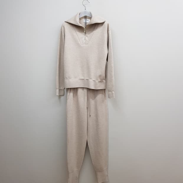 한섬 타임 TIME 2023 니트 집업 투피스 셋업 F사이즈