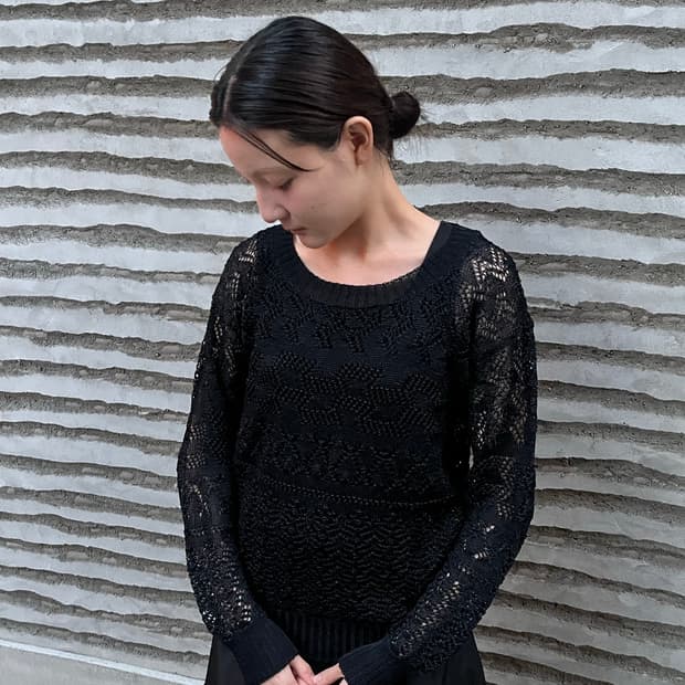 꼼데가르송 트리콧 니트