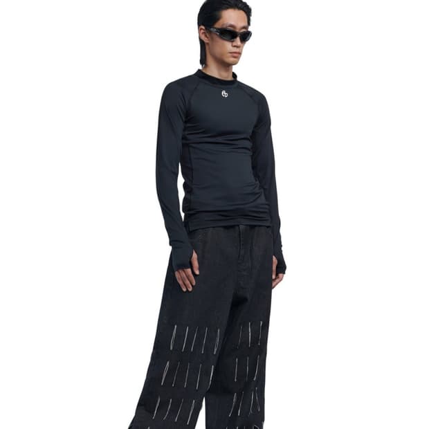 노매뉴얼 케이지 데님팬츠