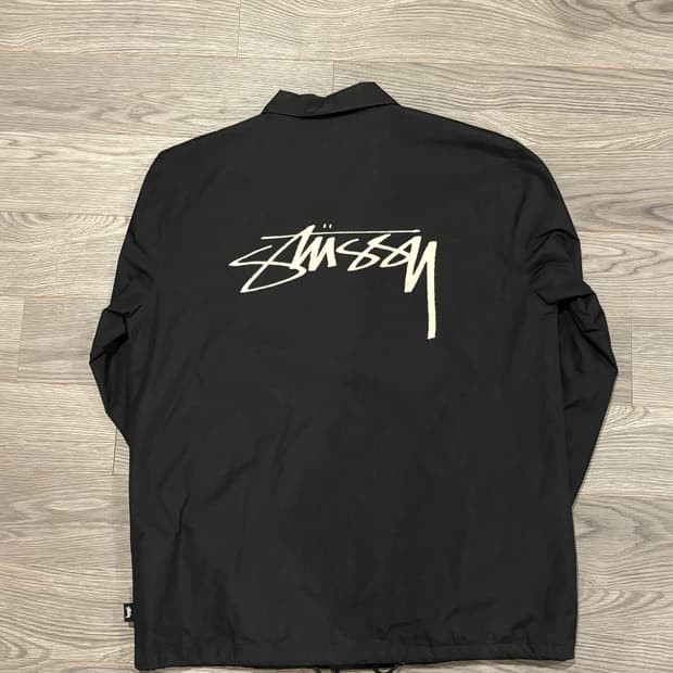 스투시 스무스 스탁 코치 자켓 블랙 (바람막이)