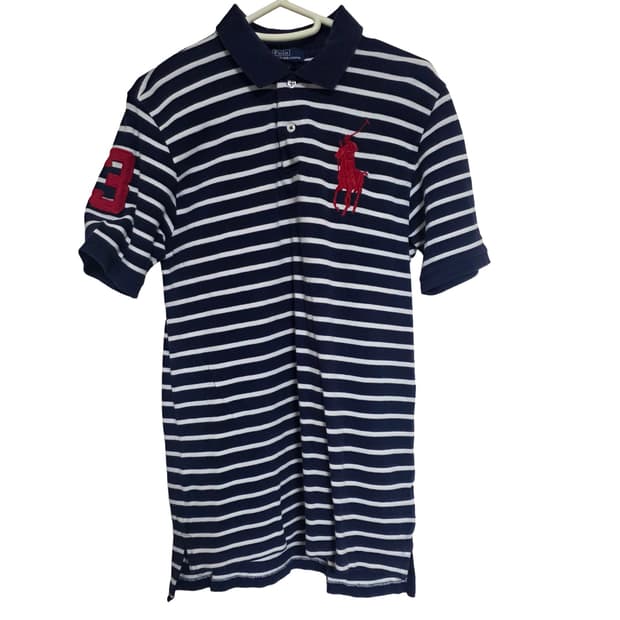 폴로 랄프로렌 빅포니 스트라이프 카라티 (XL)