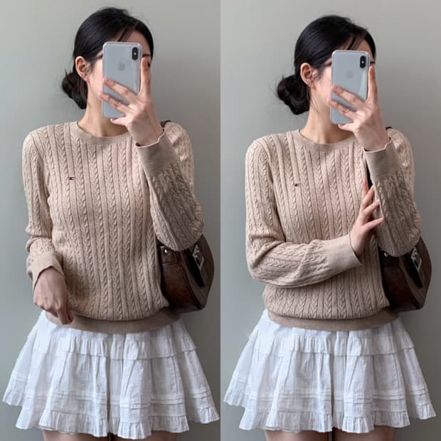 타미힐피거 니트