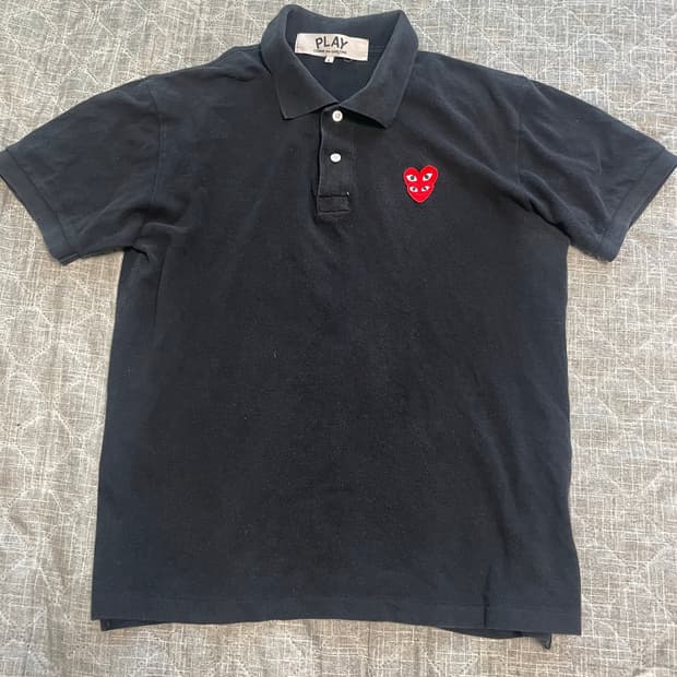 꼼데가르송 더블와팬 카라티