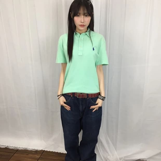 Polo Ralph Lauren Mint Mesh Polo