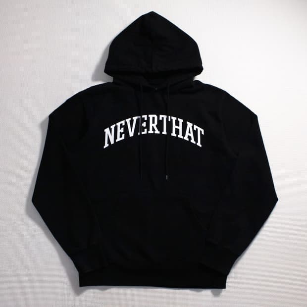 thisisneverthat® 디네뎃 블랙 기모 후드티