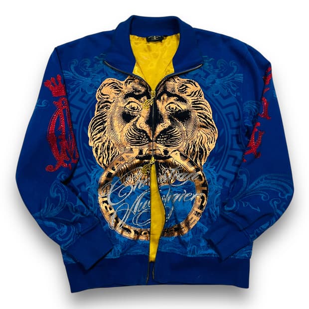 크리스찬 오디저 골드 라이언 킹 블루 투웨이 집업