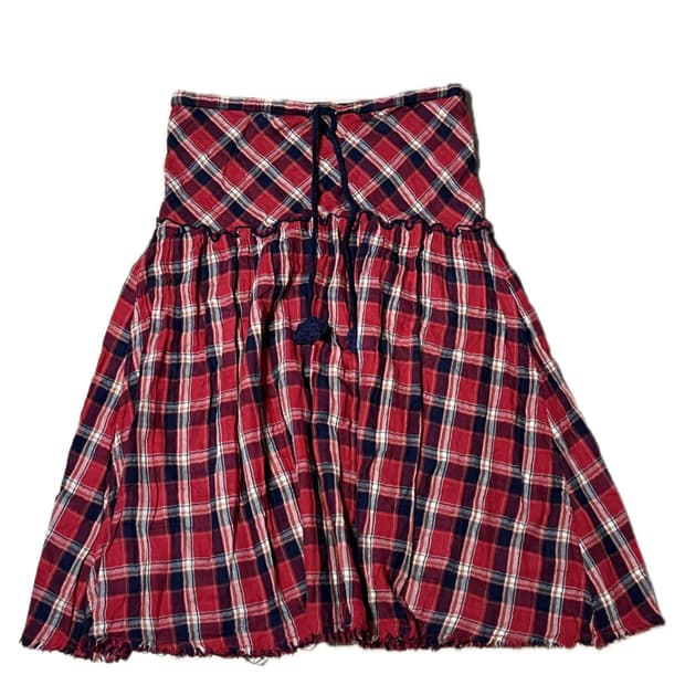 타탄 체크스커트