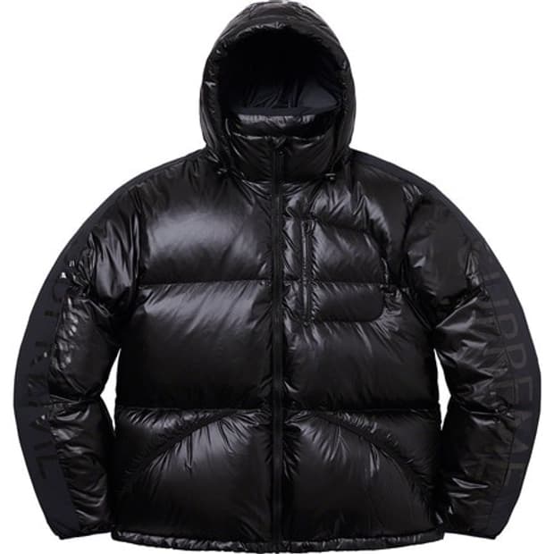 슈프림 페더웨이트 다운 자켓 블랙 - 21FW