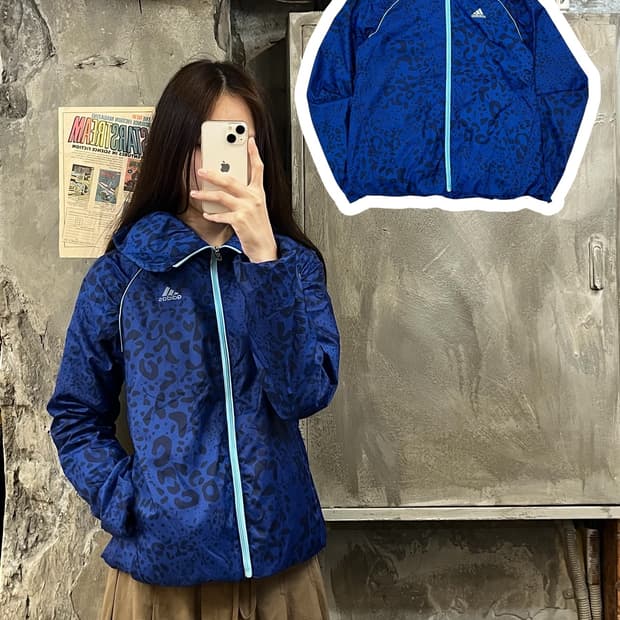 아디다스 호피 바람막이 블루 #csz638
