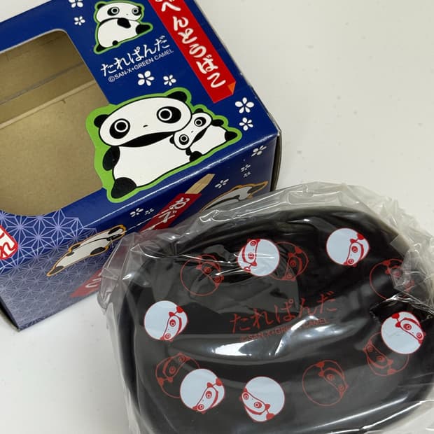 타래팬더 타래판다 도시락통 일본정품 레트로 빈티지