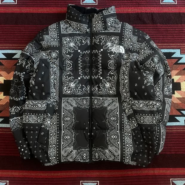 노스페이스 로프티 페이즐리 다운 패딩 자켓 The North Face