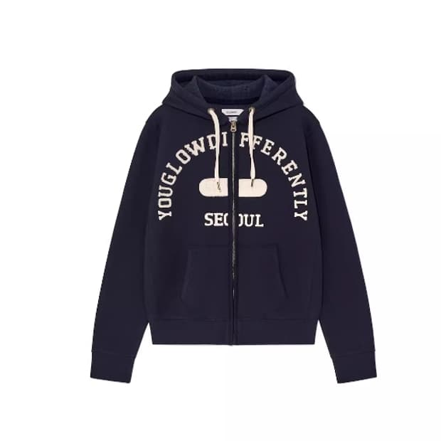 BOYFRIEND BOXY ZIP UP (NAVY) 