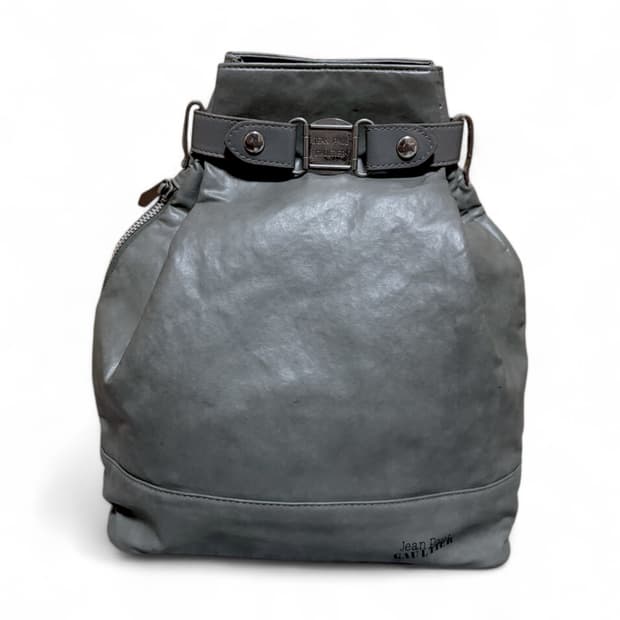 장폴고티에 빈티지 레더 미니 백팩