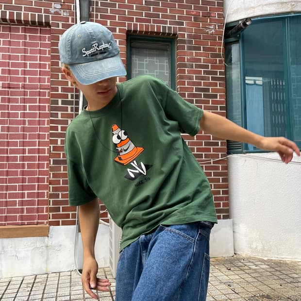 90s 스포츠리플레이 데님 캡