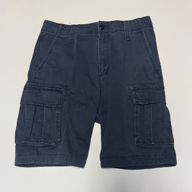 노티카 Nautica 올드스쿨 빅 포켓 워크 카고 반바지 네이비