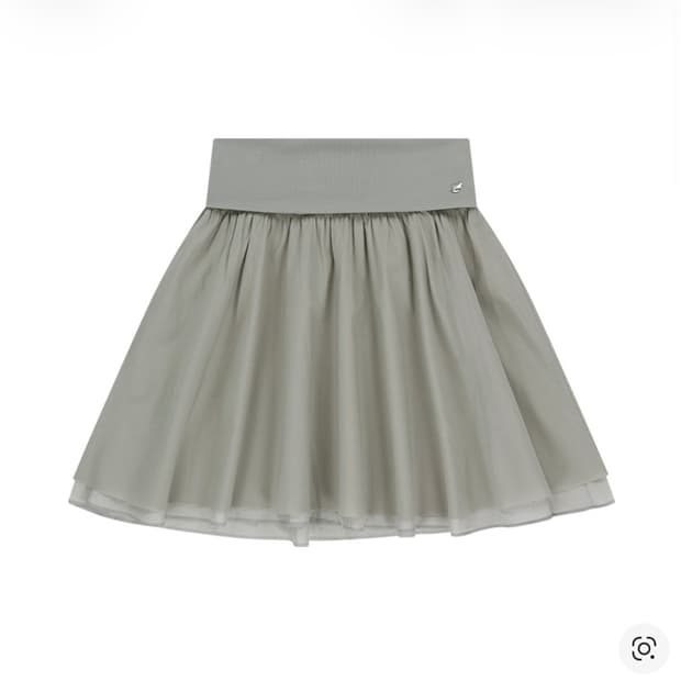 코이세이오 더블 셔링 스커트 그레이 1사이즈