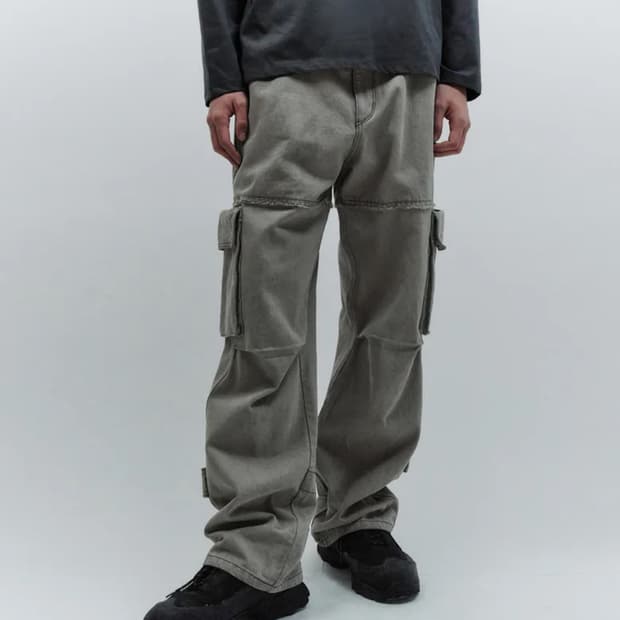새상품)인사일런스 컷오프카고팬츠 카키M 판매