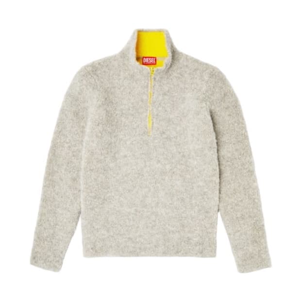 디젤 k-eller 알파카 울 블렌드 니트 스웨터