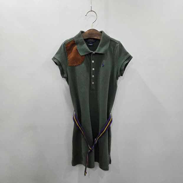 폴로랄프로렌 여아 피케 카라 원피스 S/7