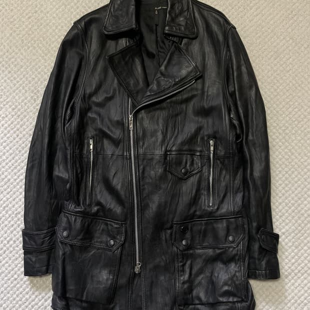 [48] ELOQ 웨스턴 무드 2WAY 램스킨 양가죽 바이커 레더 카코트