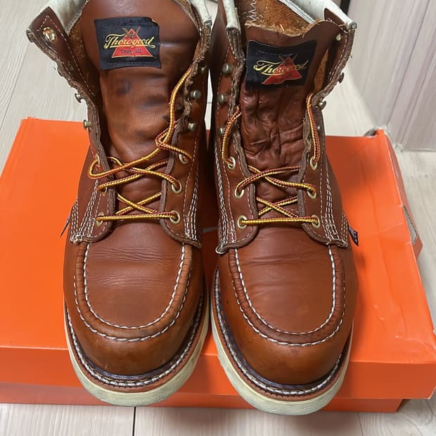 Thorogood 쏘로굿 목토 워커 부츠 브라운 7 D 250 255