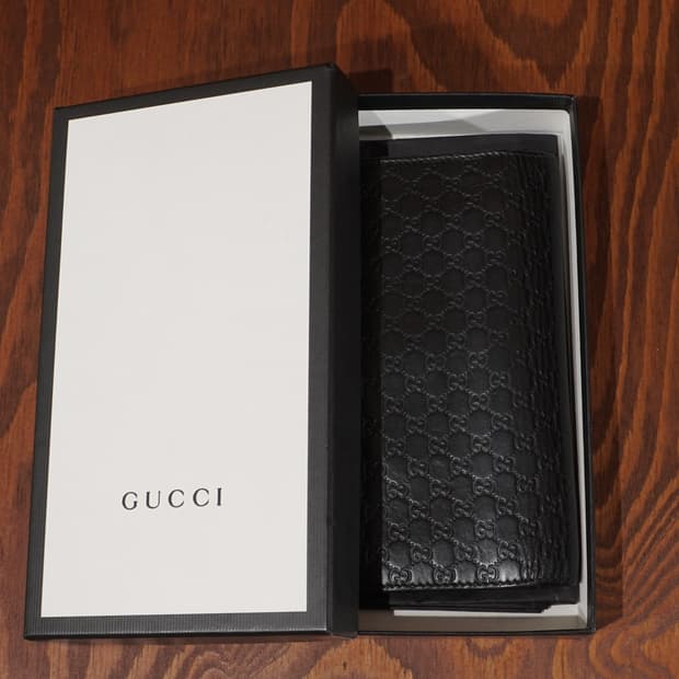 GUCCI 구찌 시마 로고 장지갑