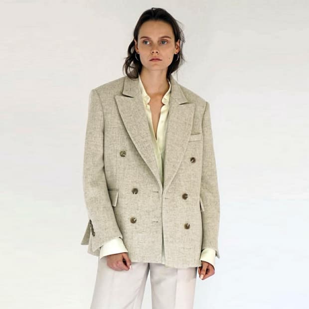 LFM  렉스핑거마르쉐 더블 브레스티드 자켓 55-66