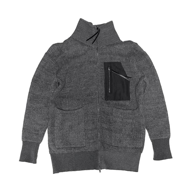 더 비리디 안느 집업 가디건 