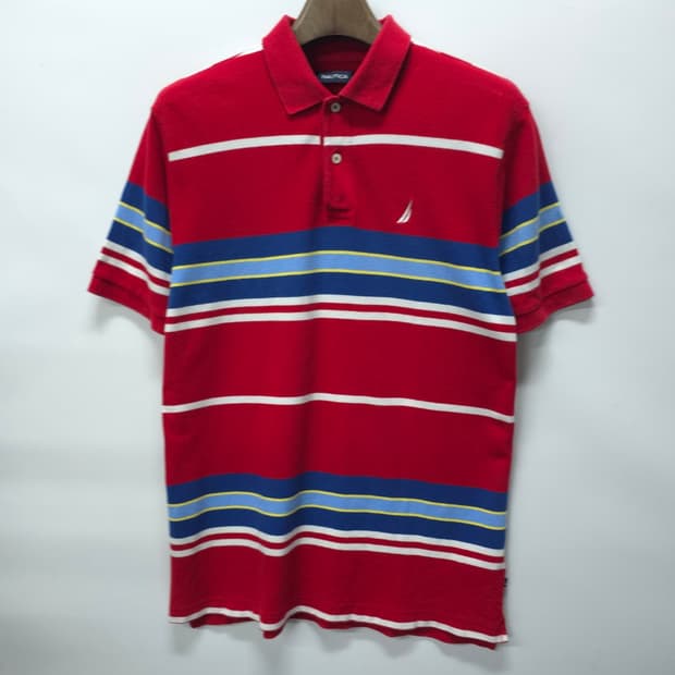 노티카(NAUTICA) 스트라이프 PK카라티 ( 105 )