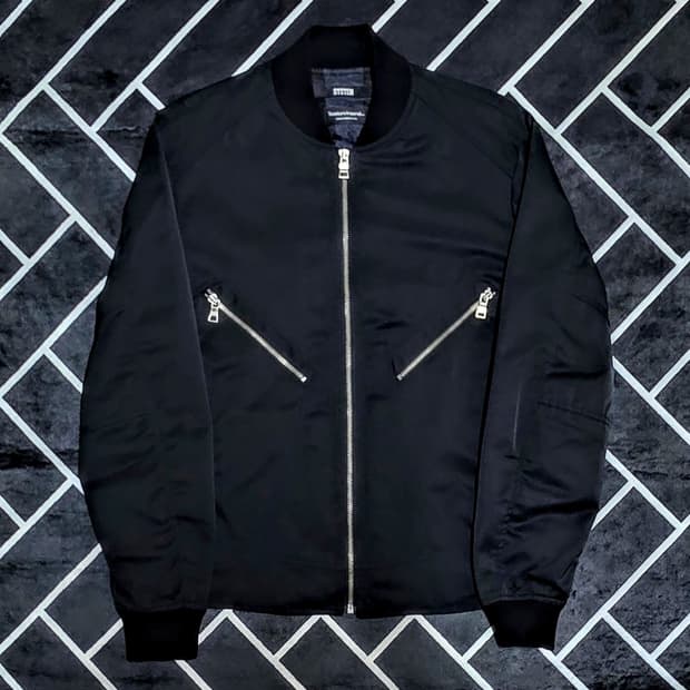 시스템옴므 블루종 자켓 