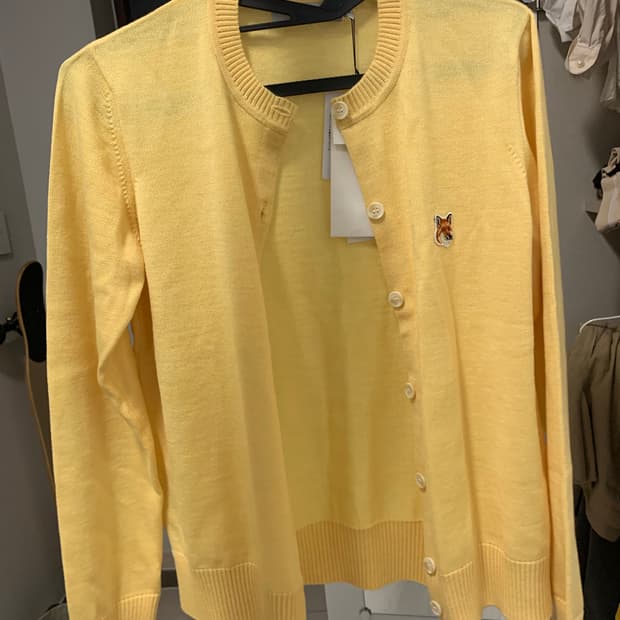 메종키츠네 가디건