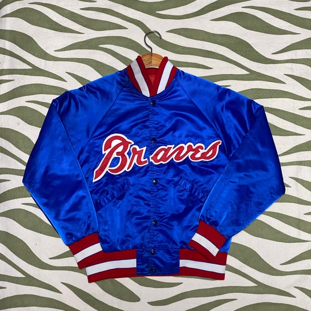 스타터 90s 애들란타 브레이브스 스타디움 바시티자켓