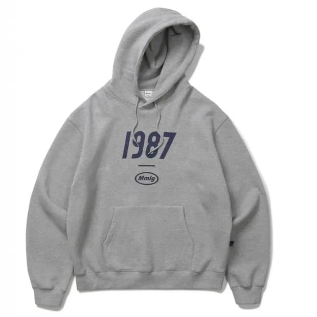 Mmlg 1987 그레이 후드티 m