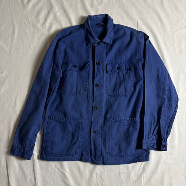 빈티지 프렌치 워크 자켓 M