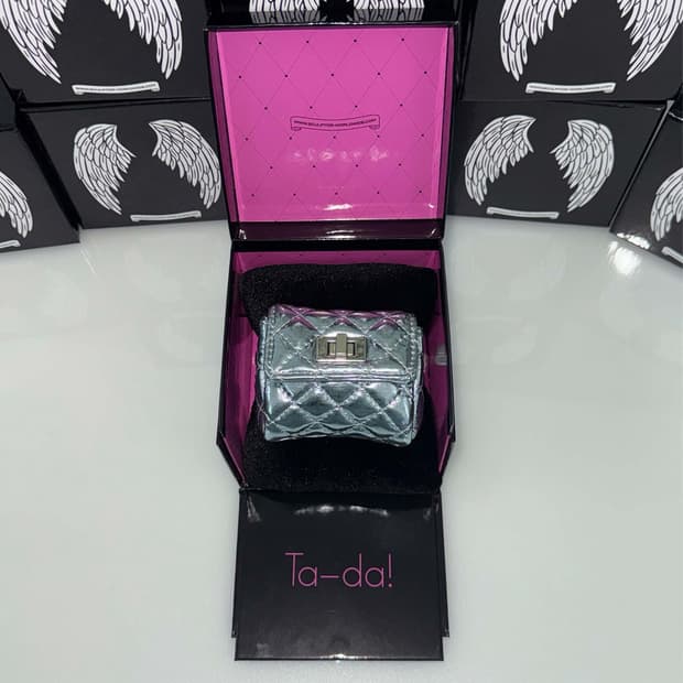 스컬프터 I Coin Purse Metallic Blue