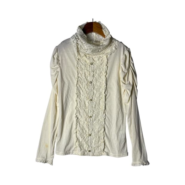 [Axes femme] 엑시즈팜 히메 레이스 퍼프 탑