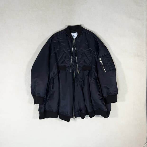 Black Bomber MA-1 Jacket