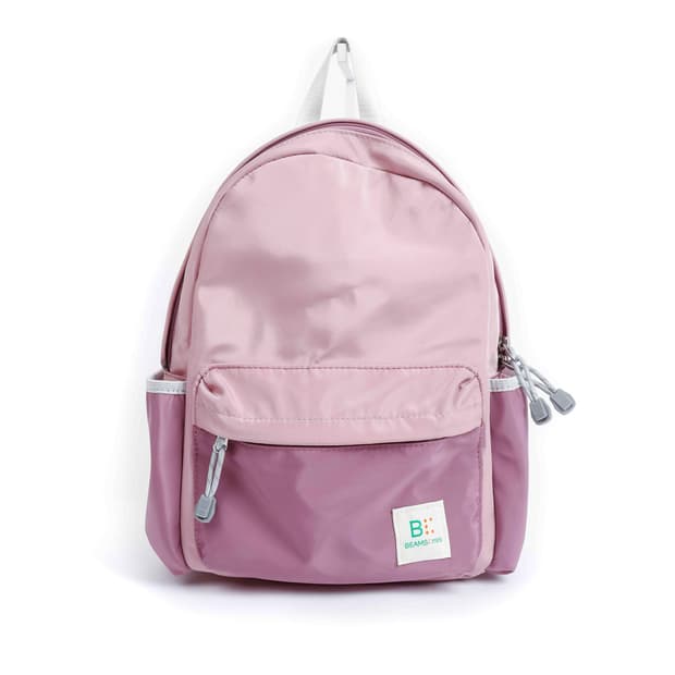 [BEAMS mini] 투톤 핑크 나일론 미니백
