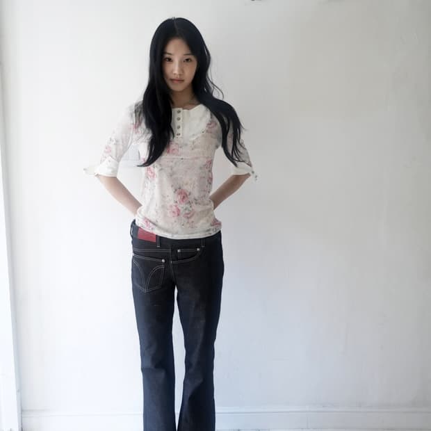 인앤양인하모니 팬츠 flip denim